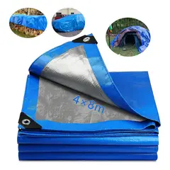 KUANGYE - Cobertor De Piscina Lona Multiuso 8x4 Mts Con Ojetillos