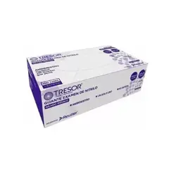 REUTTER - Guante Tresor Nitrilo Azul (Cobalto) Talla S Caja 100 Unidades