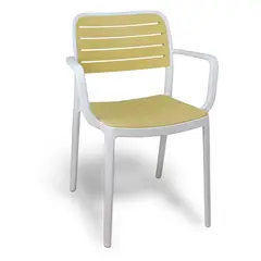 NOVAHUS - Silla Terraza Plástica Sahara Blanca