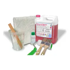 EASY EPOX - Kit Fibra De Vidrio 8m2 Incluye Accesorios
