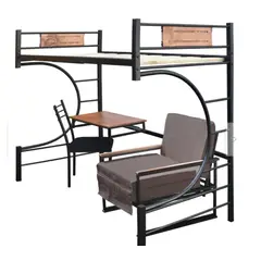 RECUTEX - CAMAROTE STUDIO LUNA 15PZA NEGRO+ MUEBLES