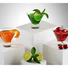 NADIR - Vaso Bajo de Vidrio para Coctel 180 Ml