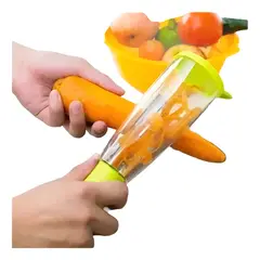 GENERICO - Pelador De Verduras Con Almacenamiento Cocina