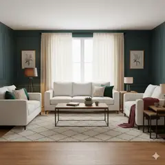 SITIAL HOME - Living 311 Venetto Crudo 322 juego 3 sofas resortes full comfort plus