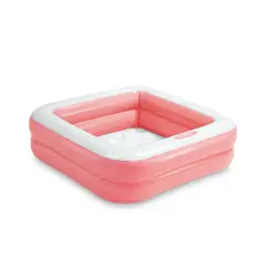 INTEX - Piscina Inflable para Bebé 85cm x 85cm x 23cm 57 L, Rosado