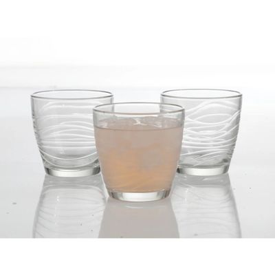 Libbey Vasos Bajos De Vidrio Bebidas Coctel 340Ml X6 -