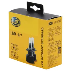 HELLA - AMPOLLETA LED H7 RETROFIT STD 1224V 18W 1900LM 6000K PAR