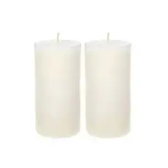 GENERICO - PACK VELONES BLANCOS DECORACION HOGAR CIRIOS 10x4 cm