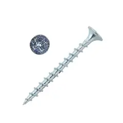 GENERICO - TORNILLO DRYWALL MADERA 3 X 6 ZINCADO CAJA 100 UNIDADES