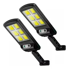 AFVENTURA - Foco Solar Led Exterior Sensor Movimiento Set De 2