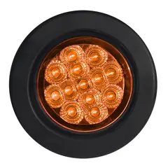 STARK - FOCO TROCHA LED 2 1/2 PULG AMBAR 12 Y 24 VOLTS