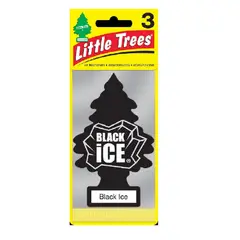 LITTLE TREES - PACK 3 AROMATIZANTES PINO HIELO NEGRO