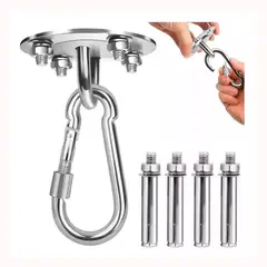 GENERICO - Ganchos de techo de suspensión para hamaca yoga y lamparas