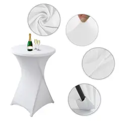 KINDA NICE - Funda Mantel Tela Spandex Redondo 80x110cm Evento Hogarútil