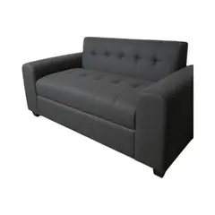 DISEÑOS VALESTRINI - SOFA DOS CUERPOS BRAZO REDONDO EN LINO