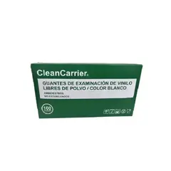 CLEANCARRIER - Guante Vinilo Blanco S Caja X100 unidades
