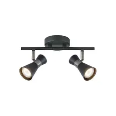 BP ILUMINACION - Foco Sobrepuesto Zeny 2 Luces Antique Gu10