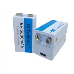 GENERICO - Bateria 9v Recargable Usb Para Juguetes Detector De Metales