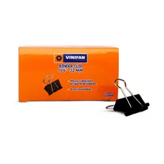 GENERICO - Apretadores Doble Clip 32 mm Vinifan - Caja 12 uds