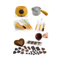 GENERICO - Olla Para Derretir Chocolate + 30 Accesorios /Maquina Fondue