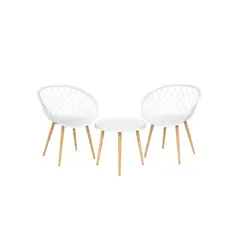 HABITA2 CHILE - Set de Mesa y 2 Sillas Magic Mesh juego apto exterior