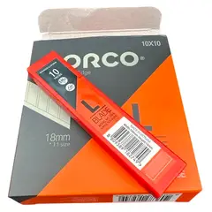 DORCO - 10 Repuestos 18mm L Para Cartonero Profesional.