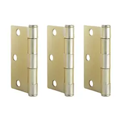 GENERICO - BISAGRA L86 3x3 A.LATON BLISTER 3 UNIDADES