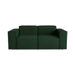 DISEÑOS VALESTRINI - SOFA AURA DOS CUERPOS LINO VERDE