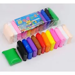 GENERICO - 12 Masas Moldeable Slime Colores Arcilla Moldeable Plastilina