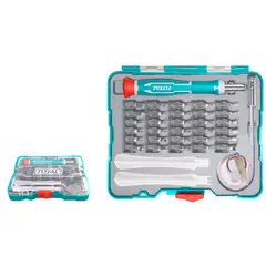 TOTAL TOOLS - Juego Puntas Destornillador 32 Piezas Total
