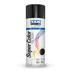 TEKBOND - PINTURA SPRAY NEGRO BRILLANTE 350ML USO GENERAL