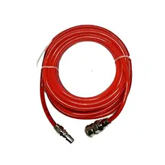 GENERICO - Manguera Poliuretano De Aire Compresor 20mts C Acople Sp20 Naranja