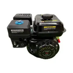 GENERICO - Motor Estacionario Gasolina 6.5 Hp Partida Manual Negro
