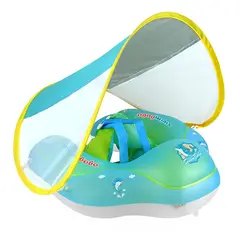 KINDA NICE - Flotador De Natación Para Bebés Con Toldo Para El Sol S