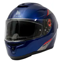 MT - Casco FF114 Hummer Solid A7 Azul Brillo