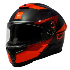 MT - Casco FF114 Hummer Quo B5 Rojo Brillo