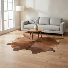 GENERICO - Alfombra Living Cuero De Vaca Atigrado 160x140cm