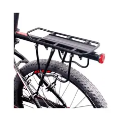 GENERICO - Parrilla Bicicleta Con O Sin Freno De Disco Porta Alforjas