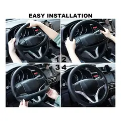 GENERICO - Cubre Volante de Auto Forro de Eco Cuero Sintético