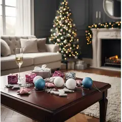 GENERICO - Set 12 Paquetes Esferas Colgantes Navidad para Árbol 13pcs