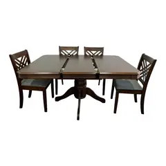 FURNITECH - Juego de comedor City c/extensión 6 sillas