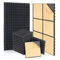 KINDA NICE - Reducción De Ruido De Absorción De Sonido De Algodón 24 Piez