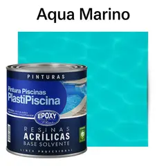 EPOXY - PINTURA PISCINA - PLASTIPISCINA - 1L TONOS Aqua Marino