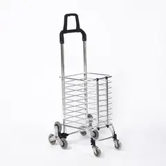 EVEREST - Carro de compras plegable rueda escalera jk-ra35b
