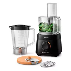 PHILIPS - Procesador De Alimentos Hr7301 750w Con Licuadora