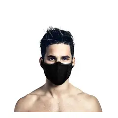 NAROO - Mascara Filtrante Lavable Sin Cuello F5s E7 - Negra