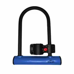 ONWHEELS - Candado U-lock Corto Con Soporte - Azul