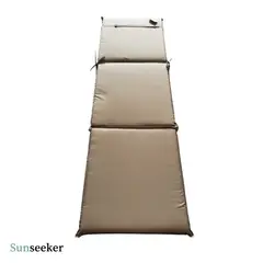 SUNSEEKER - Cojín Reposera Exterior Almohada Beige 186x58x5 cm