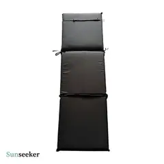 SUNSEEKER - Cojín Reposera Exterior Almohada Gris 186x58x5 cm