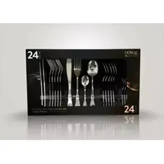 DORAL - Juego Cuchillería 24 Piezas 2.0mm Acero Inoxidable
